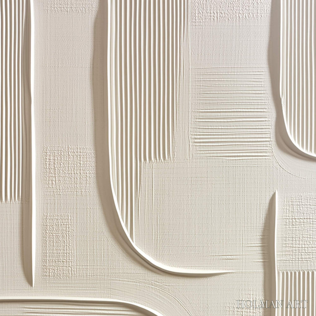 HOLMAN ART Urban Pathways – Textured Minimalist Wabi Sabi Abstract - image 3