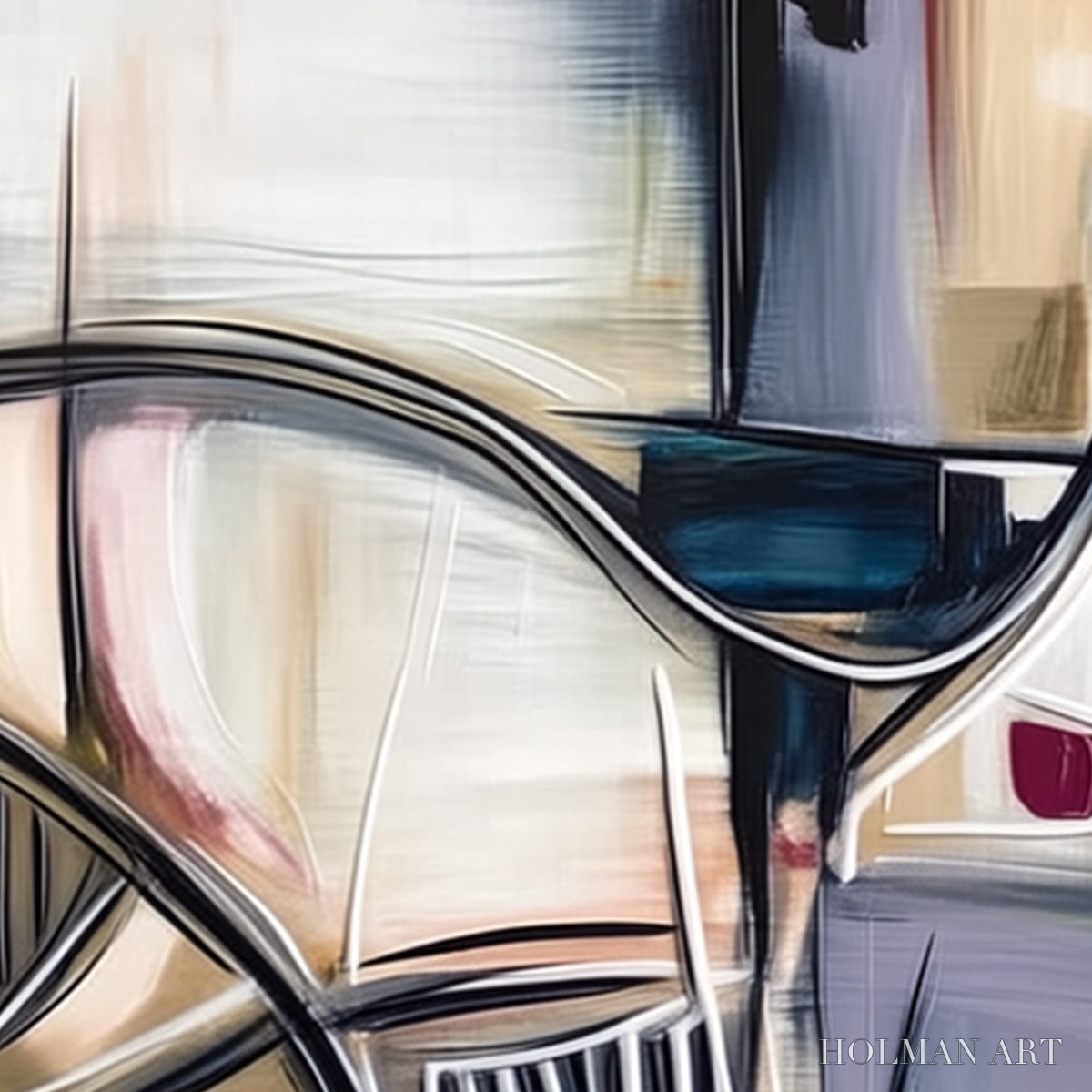 HOLMAN ART Intersection – Dynamic Modern Abstract Textured - image 5