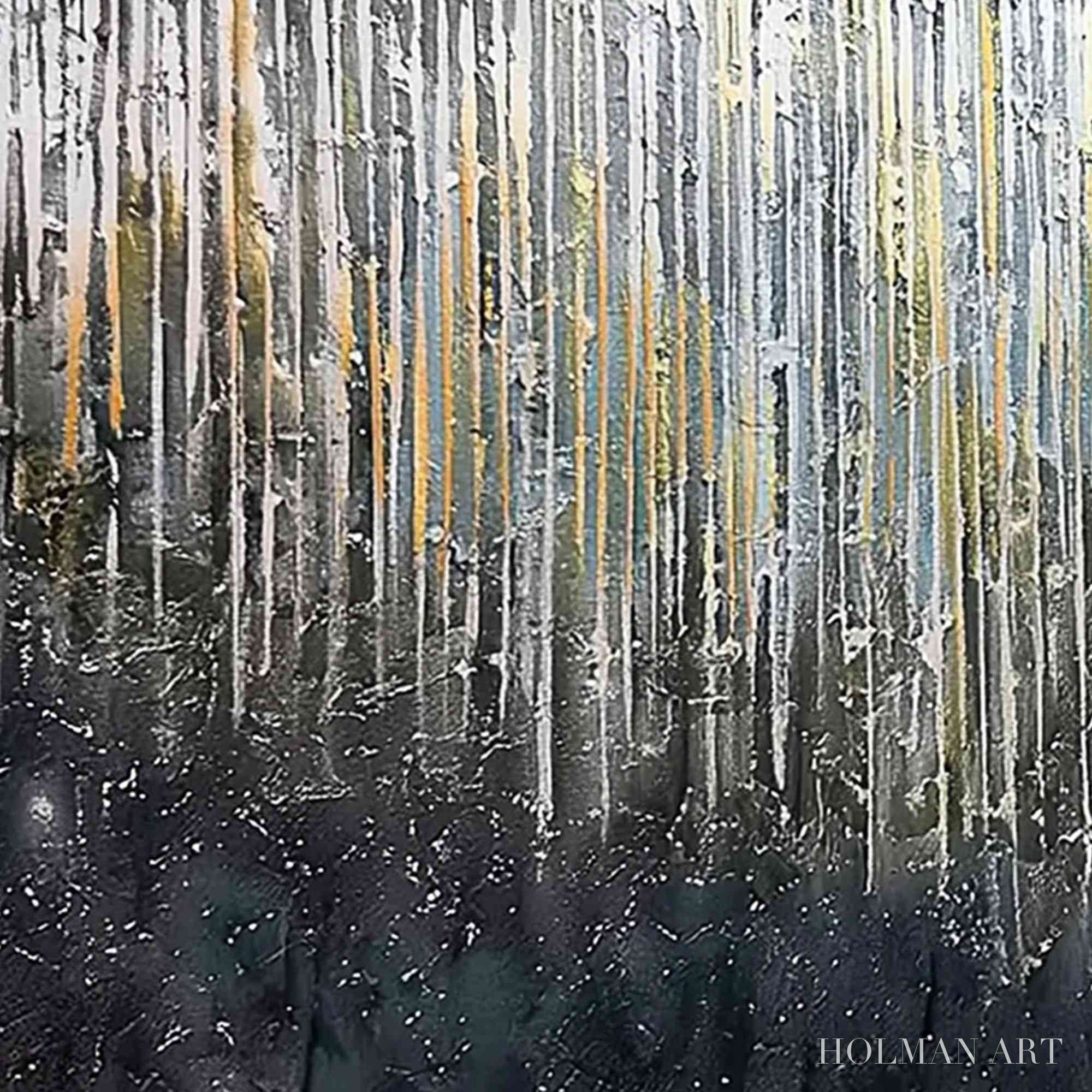 HOLMAN ART Urban Cascade – Large Textured Abstract Palette Knife Painting - image 3