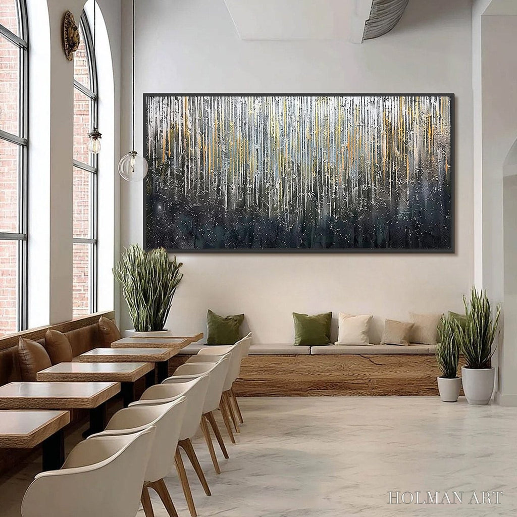 HOLMAN ART Urban Cascade – Large Textured Abstract Palette Knife Painting - image 6