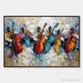 HOLMAN ART Jazzmen'S Jam – Textured Impasto Painting of Musicians - image 1
