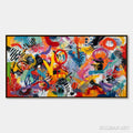 HOLMAN ART Urban Pulse – Large Colorful Abstract Graffiti Style - image 1