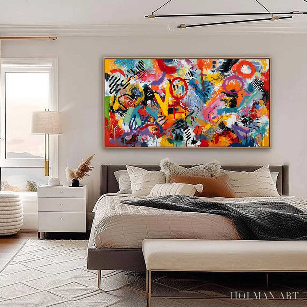 HOLMAN ART Urban Pulse – Large Colorful Abstract Graffiti Style - image 6