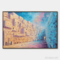HOLMAN ART Aegean Passage – Heavily Textured Palette Knife Cityscape - image 1
