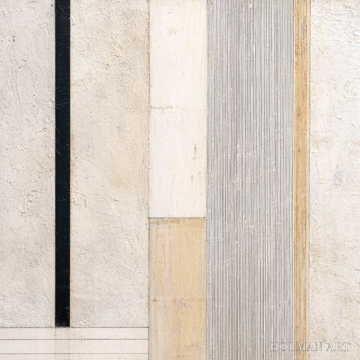 HOLMAN ART Urban Grid – Textured Minimalist Architectural Abstract Painting - image 5
