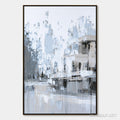 HOLMAN ART Urban Echo – Abstract Minimalist Cityscape Painting - image 1