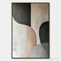 HOLMAN ART Urban Forms – Textured Minimalist Abstract Oil Painting - image 1