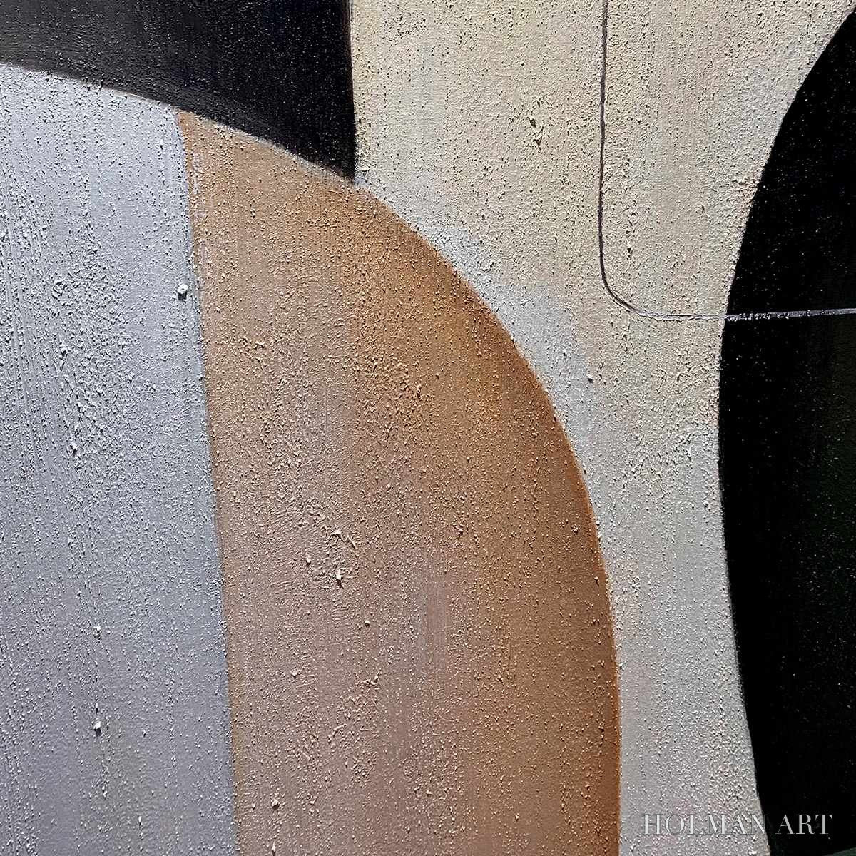 HOLMAN ART Urban Forms – Textured Minimalist Abstract Oil Painting - image 6