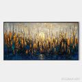 HOLMAN ART Golden Metropolis – Textured Cityscape Oil Painting - image 1
