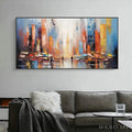 HOLMAN ART City Market – Colorful Cityscape Painting - image 2